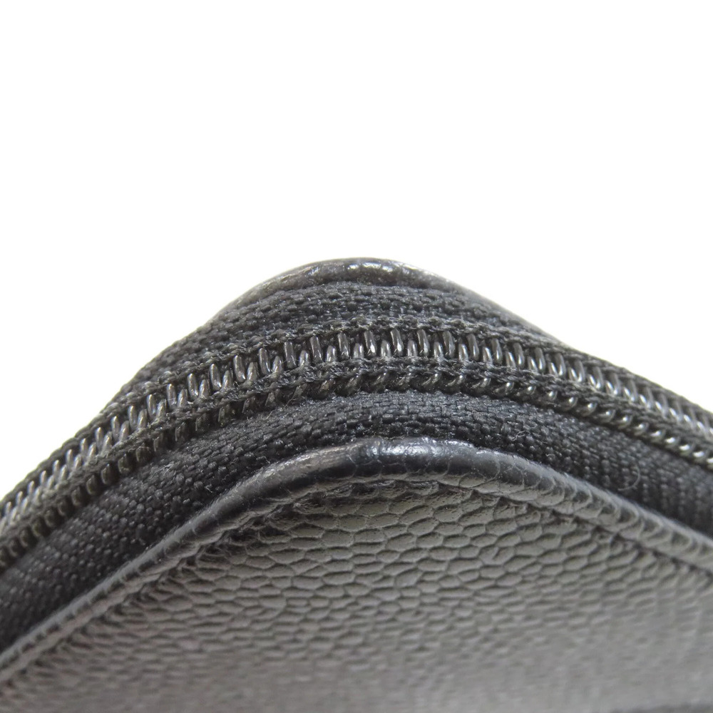 CHANEL Authentic Black Logo Wallet - Picture 15 of 16
